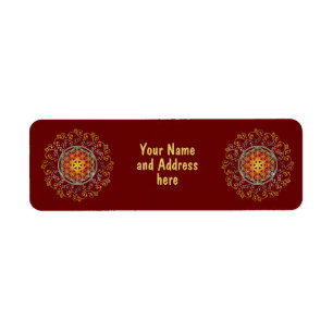 Blume des Lebens - Vintage Ornamente Mandala 1