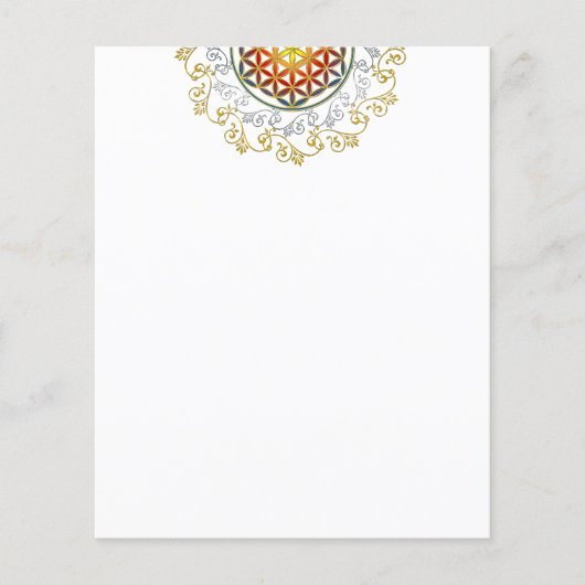 Blume des Lebens - Vintage Ornamente Mandala 1 (Vorderseite)