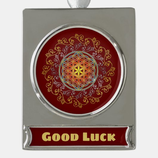 Blume des Lebens - Vintage Ornamente Mandala 1 (Vorderseite)