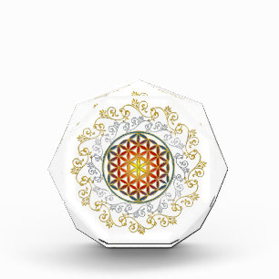 Blume des Lebens - Vintage Ornamente Mandala 1 Fotoblock