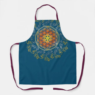 Blume des Lebens - Vintage Ornamente Mandala 1 Schürze