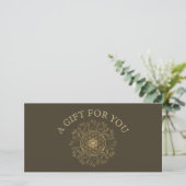 Blume des Lebens - Vintage Ornamente Mandala 2 (Stehend Vorderseite)