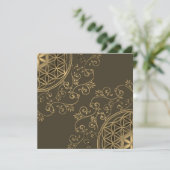 Blume des Lebens - Vintage Ornamente Mandala 2 (Stehend Vorderseite)