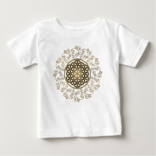 Blume des Lebens - Vintage Ornamente Mandala 2 Baby T-shirt