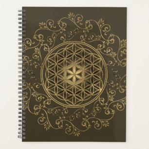 Blume des Lebens - Vintage Ornamente Mandala 2 Planer
