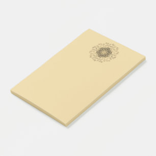 Blume des Lebens - Vintage Ornamente Mandala 2 Post-it Klebezettel