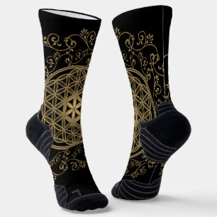 Blume des Lebens - Vintage Ornamente Mandala 2 Socken