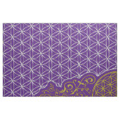 Blume des Lebens - Vintages XI- und Silbermuster Stoff (Fat Quarter (45,7 x 55,9 cm))