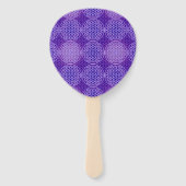 BLUME DES LEBENS - violettes Lila - Muster Fächer (Rückseite)