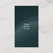 Blume des Lebens Visitenkarte (Rückseite)