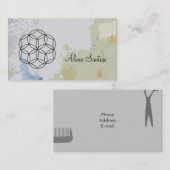 Blume des Lebens Visitenkarte (Vorne/Hinten)