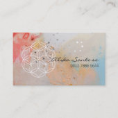 Blume des Lebens Visitenkarte (Vorderseite)