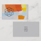 Blume des Lebens Visitenkarte (Vorne/Hinten)