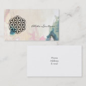 Blume des Lebens Visitenkarte (Vorne/Hinten)