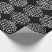Blume des Lebens - Weiß Geschenkpapier (Ecke)