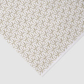 Blume des Lebens - weißes Goldmuster + Ihr Rückgra Seidenpapier (Ausschnitt)