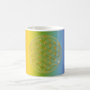 Blume des Lebens Wiestichakren colate BG Kaffeetasse