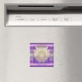Blume des Lebens Yantra Magnet (In Situ (Geschirrspüler))