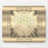 Blume des Lebens Yantra Mousepad (Vorne)