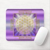 Blume des Lebens Yantra Mousepad (Mit Mouse)