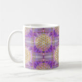 BLUME DES LEBENS - Yantra-nahtloses Muster Kaffeetasse (Links)