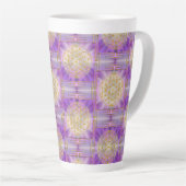 BLUME DES LEBENS - Yantra-nahtloses Muster Milchtasse (Rechte Ecke)