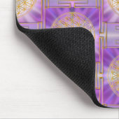 BLUME DES LEBENS - Yantra-nahtloses Muster Mousepad (Ecke)