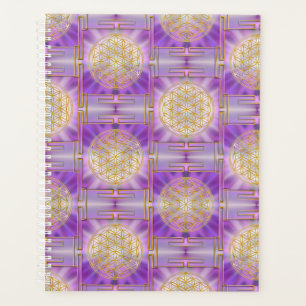 BLUME DES LEBENS - Yantra nahtloses Muster Planer