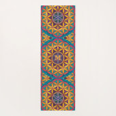 Blume des Lebens Yoga Mat mit/ohne Monogramm Yogamatte (Rückseite)