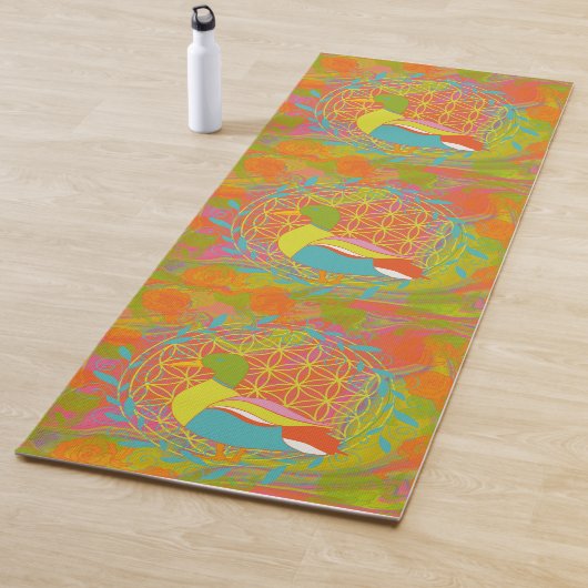 Blume des Lebens Yogamatte (Beispiel)