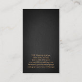 Blume des Lebensbaums - Perlen- und Goldmutter Visitenkarte (Rückseite)