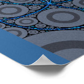 Blume des Lebensdrucks Poster (Ecke)