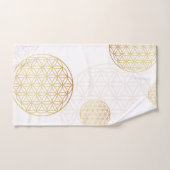 Blume des Lebensgolds Badhandtuch Set (Handtuch)