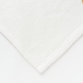 Blume des Lebensgolds Fleecedecke (Ecke)
