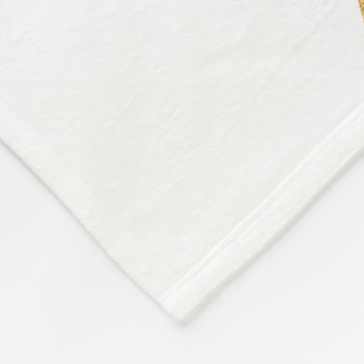 Blume des Lebensgolds Fleecedecke (Ecke)