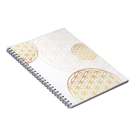 Blume des Lebensgolds Notizblock (Rechte Seite)