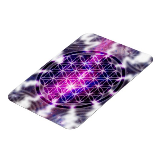 Blume des Lebensmagneten Magnet (Linke Seite)