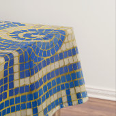 Blume des Lebensmosaiksteins N1 Tischdecke (Beispiel)