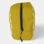 Blume des Lebensmusters - Golds & White Waschbeutel (Rechts)