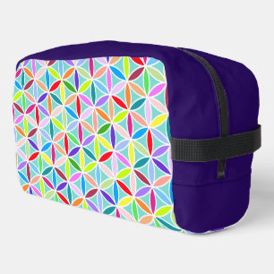 Blume des Lebensmusters - mehrfarbig Waschbeutel