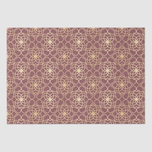 Blume des Lebensmusters Seidenpapier (Vorderseite)