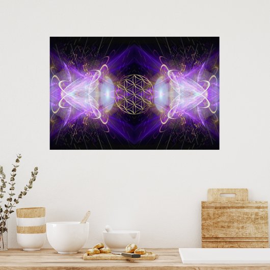 Blume des Lebensplakats Poster (Küche)