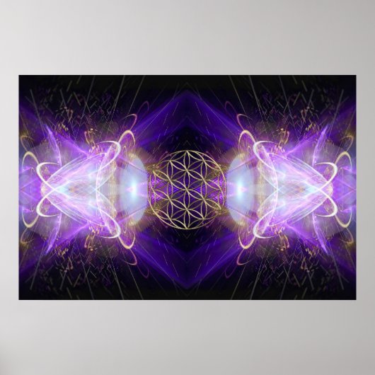 Blume des Lebensplakats Poster (Vorne)