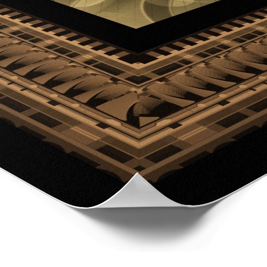 Blume des Lebensplakats Poster (Ecke)