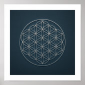 Blume des Lebensplakats Poster (Vorne)