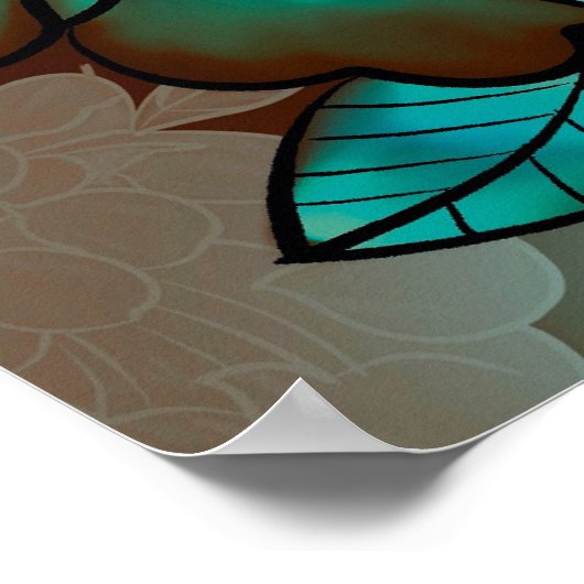 Blume des Lebensplakats Poster (Ecke)