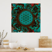Blume des Lebensplakats Poster (Küche)