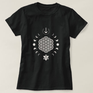 Blume des Lebensspirituellen Symbols T-Shirt