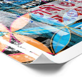 Blume des Life Décollage Poster (Ecke)