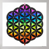 Blume des Life Poster von Megaflora Design (Vorne)